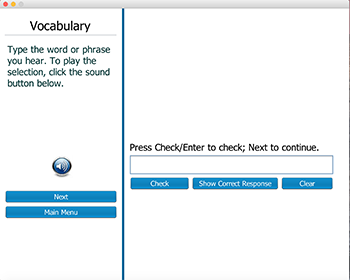 Dictation Tutor Vocabulary Practice Test